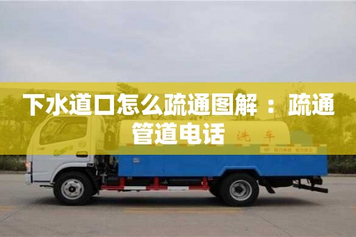 下水道口怎么疏通圖解 ：疏通管道電話