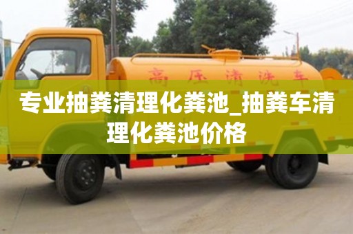 石家莊專業(yè)抽糞清理化糞池_抽糞車清理化糞池價(jià)格