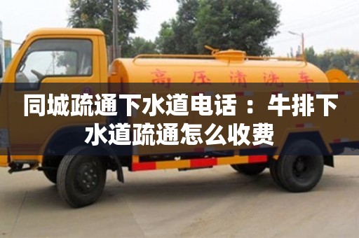 南昌同城疏通下水道電話 ：牛排下水道疏通怎么收費