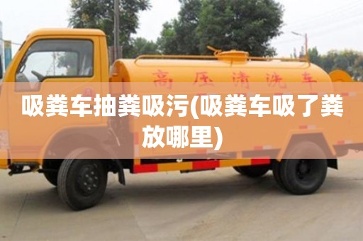 北京吸糞車抽糞吸污(吸糞車吸了糞放哪里)