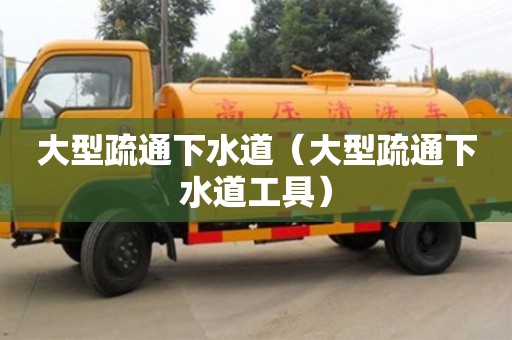 大型疏通下水道（大型疏通下水道工具）