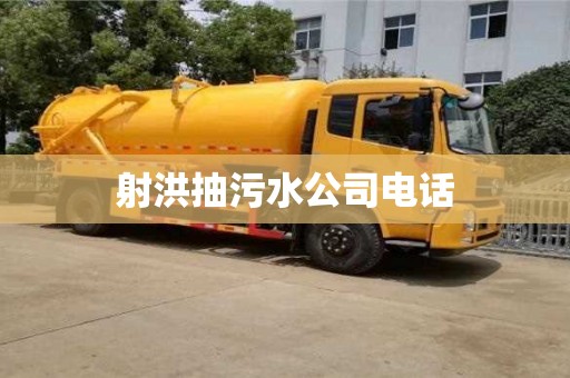 杭州射洪抽污水公司電話