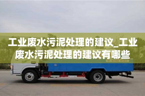 石家莊工業(yè)廢水污泥處理的建議_工業(yè)廢水污泥處理的建議有哪些