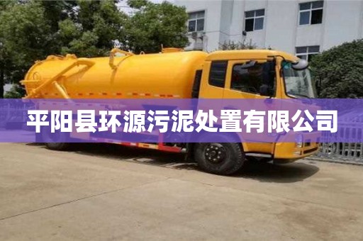 成都平陽縣環源污泥處置有限公司