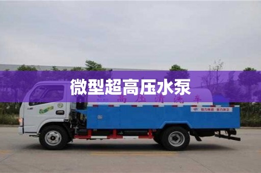 石家莊微型超高壓水泵