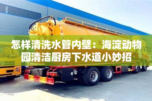 怎樣清洗水管內(nèi)壁：海淀動物園清潔廚房下水道小妙招