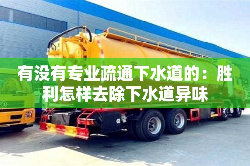 杭州有沒有專業疏通下水道的：勝利怎樣去除下水道異味