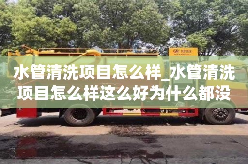 水管清洗項目怎么樣_水管清洗項目怎么樣這么好為什么都沒人做