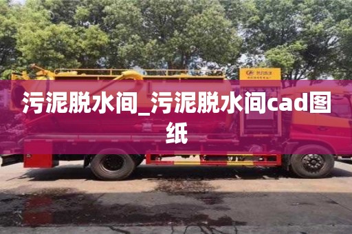 污泥脫水間_污泥脫水間cad圖紙