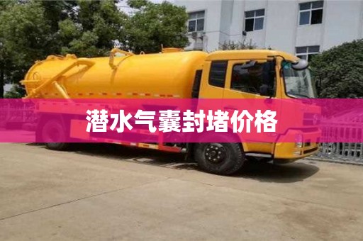 成都潛水氣囊封堵價格