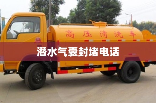 北京潛水氣囊封堵電話
