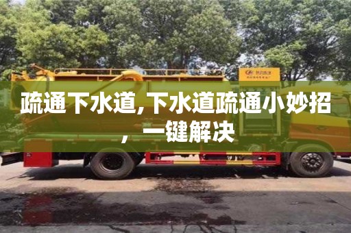 杭州疏通下水道,下水道疏通小妙招，一鍵解決