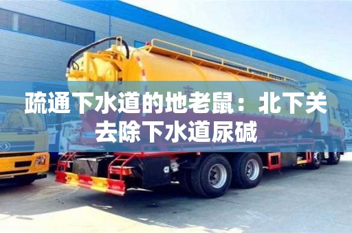 杭州疏通下水道的地老鼠：北下關(guān)去除下水道尿堿