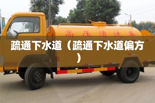 疏通下水道（疏通下水道偏方）