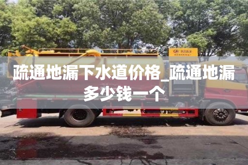 成都疏通地漏下水道價格_疏通地漏多少錢一個