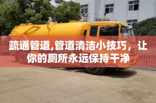 北京疏通管道,管道清潔小技巧，讓你的廁所永遠保持干凈