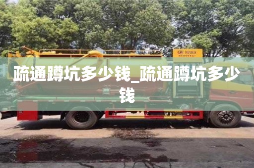 北京疏通蹲坑多少錢_疏通蹲坑多少錢