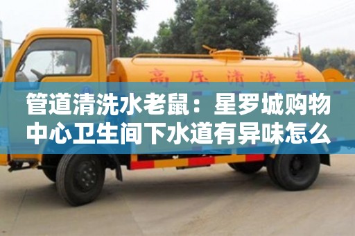 管道清洗水老鼠：星羅城購物中心衛生間下水道有異味怎么清除