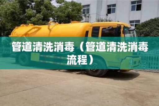 杭州管道清洗消毒（管道清洗消毒流程）