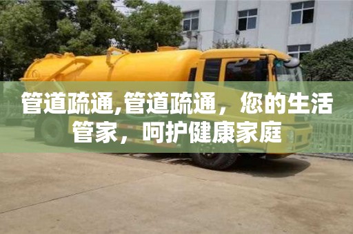 管道疏通,管道疏通，您的生活管家，呵護健康家庭