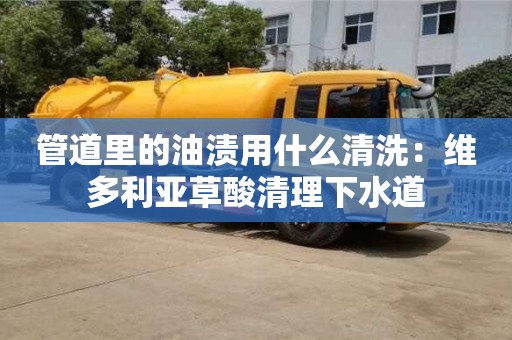 管道里的油漬用什么清洗：維多利亞草酸清理下水道