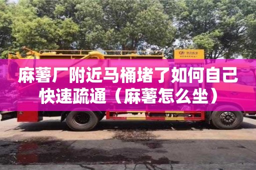 麻薯廠附近馬桶堵了如何自己快速疏通（麻薯怎么坐）