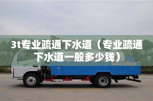 北京3t專業疏通下水道（專業疏通下水道一般多少錢）